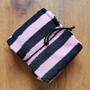 NWT Thigh High Pink Striped Cotton Socks